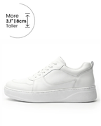 Heightn Vantage Casual Elevator Sneaker - front view - height increasing shoes