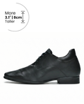 Heightn Attire Elevator Dress Shoe - front view - height increasing dress shoes