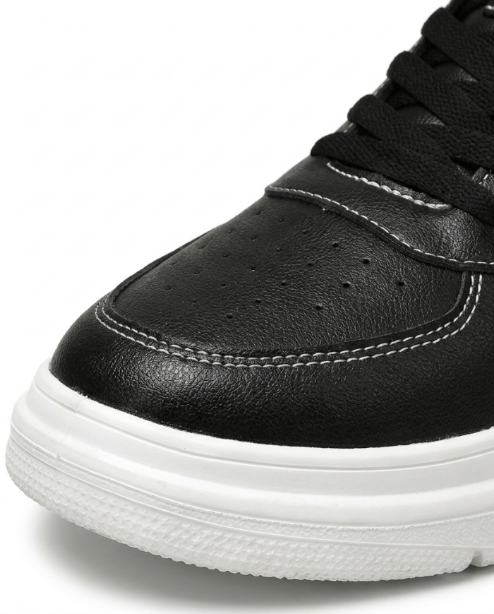 Heightn Haven Casual Elevator Sneaker - three-quarter angle view - elevator design