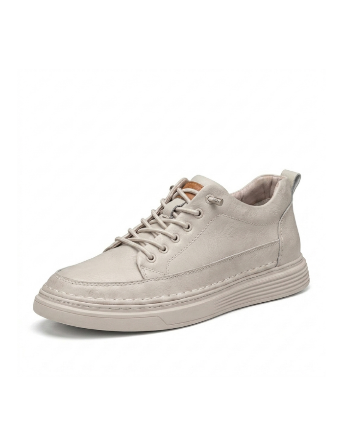 Heightn Dune Casual Elevator Sneaker - three-quarter angle view - hidden heel