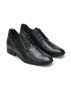 Heightn Attire Elevator Dress Shoe - rear heel view - formal elevator shoes