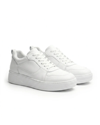 Heightn Vantage Casual Elevator Sneaker - rear heel view - elevator insole