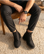 Heightn Meridian Elevator Boot - detail close-up - quality leather