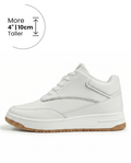 Heightn Summit Casual Sneaker Elevator Boot - front view - height increasing boots